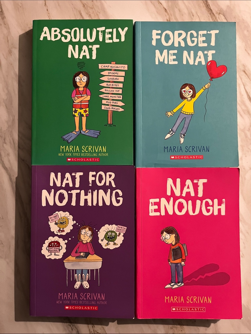 4 Maria Scrivan Books